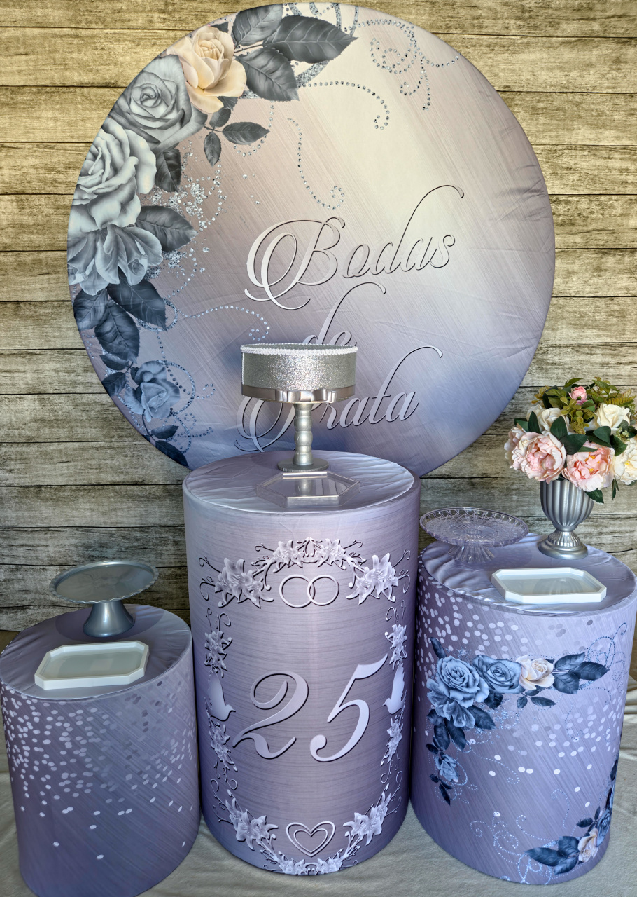 Bodas de Prata - Kit Promocional - Anelan Artes e Decorações