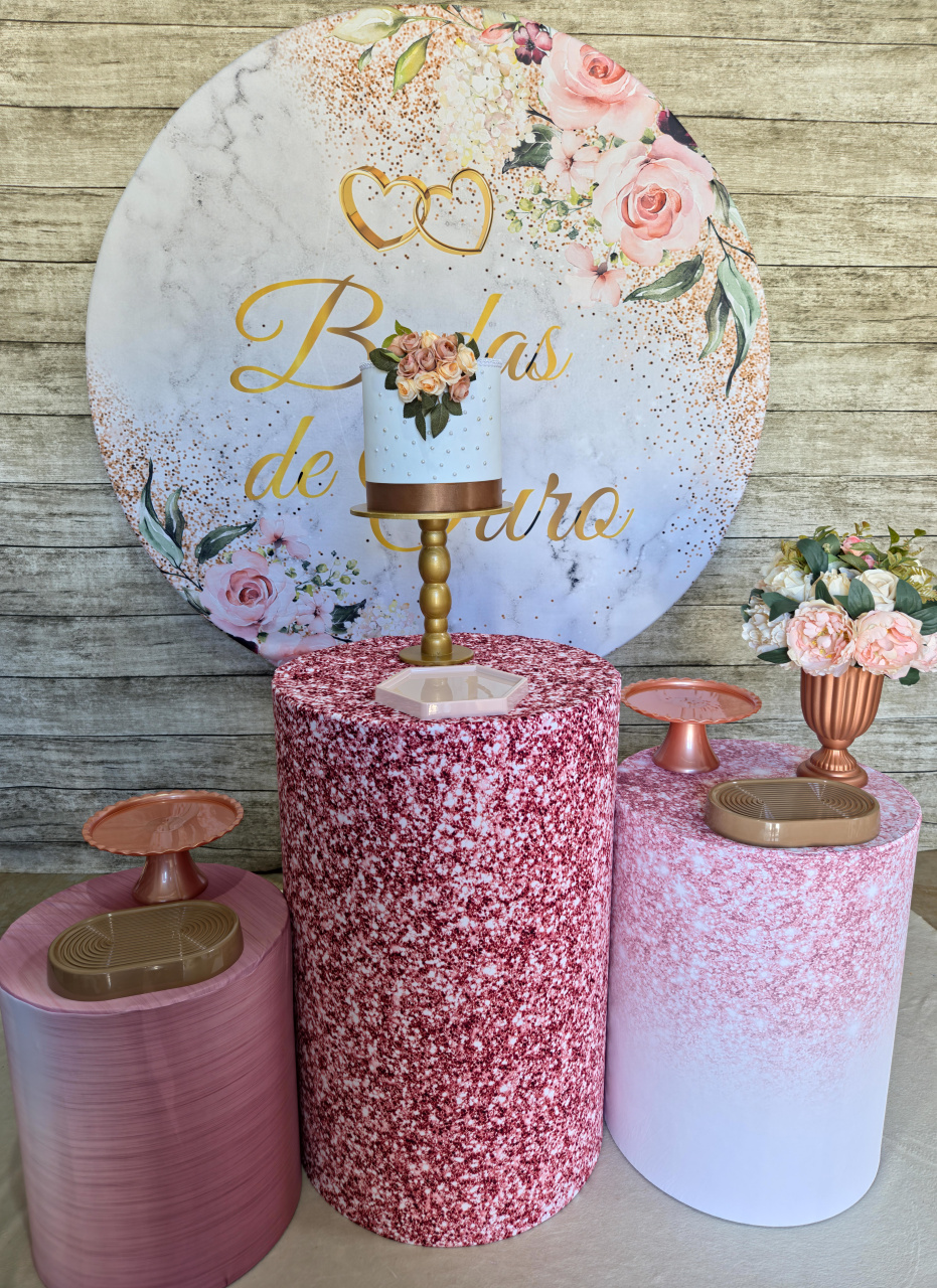 Bodas de Ouro -Kit Promocional - Anelan Artes e Decorações