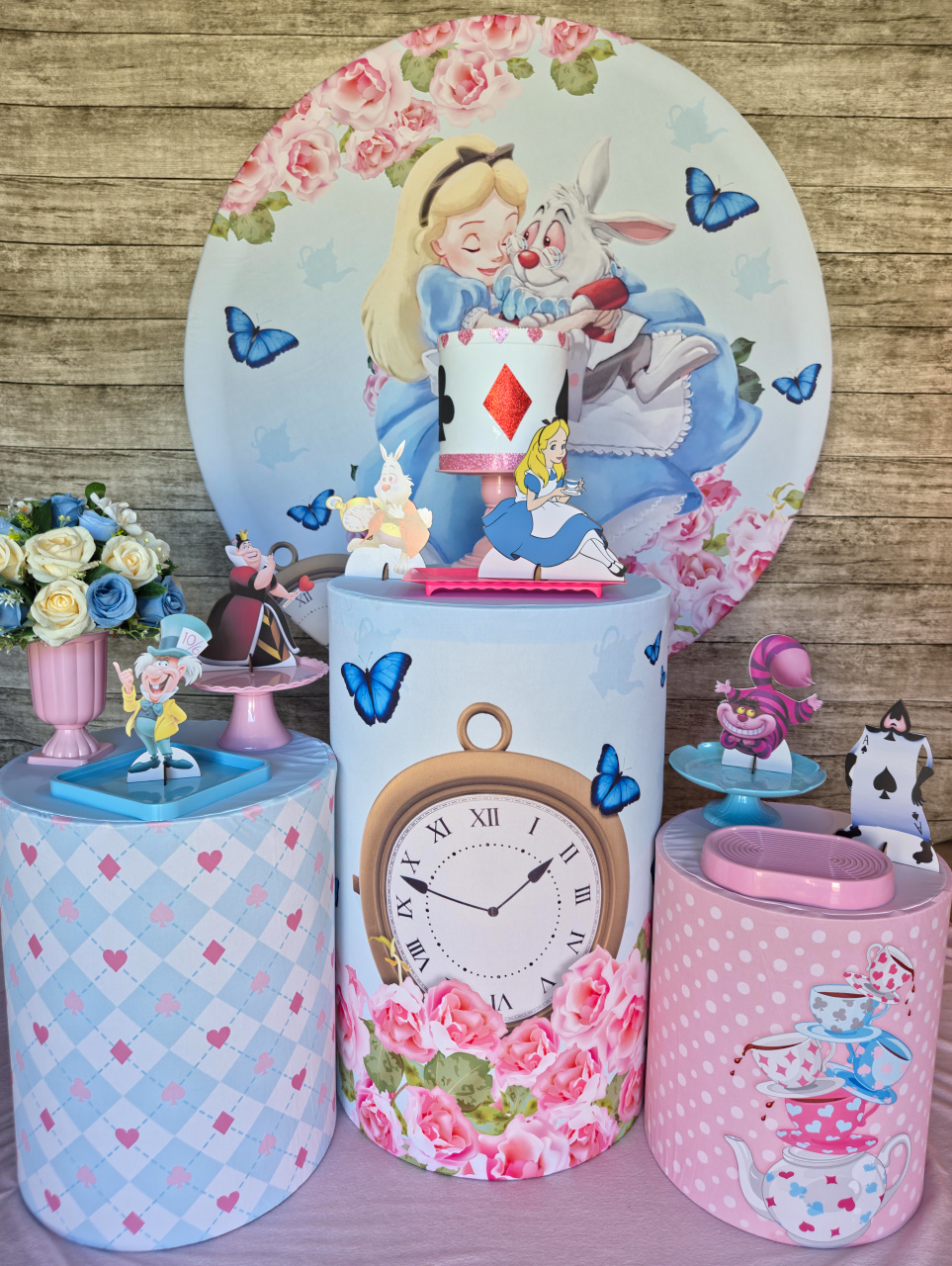Alice No País das Maravilhas - Kit Promocional - Anelan Artes e Decorações