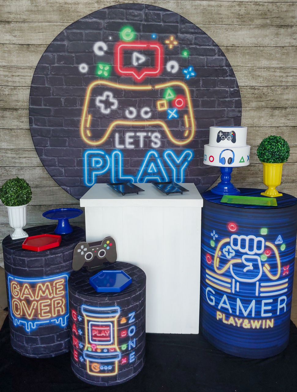 Game - Kit Prata - Anelan Artes e Decorações