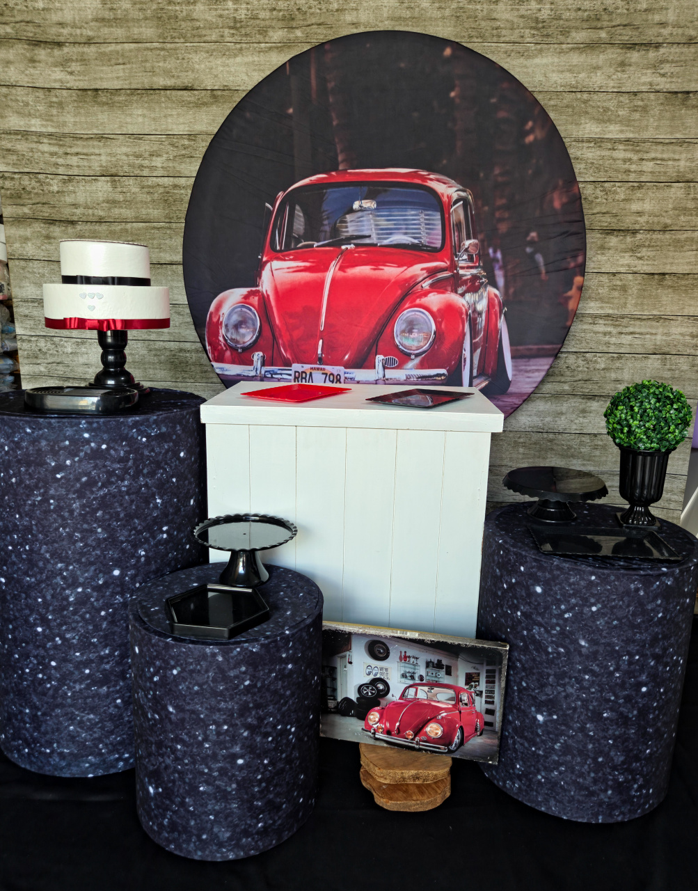Fusca - Kit Prata - Anelan Artes e Decorações