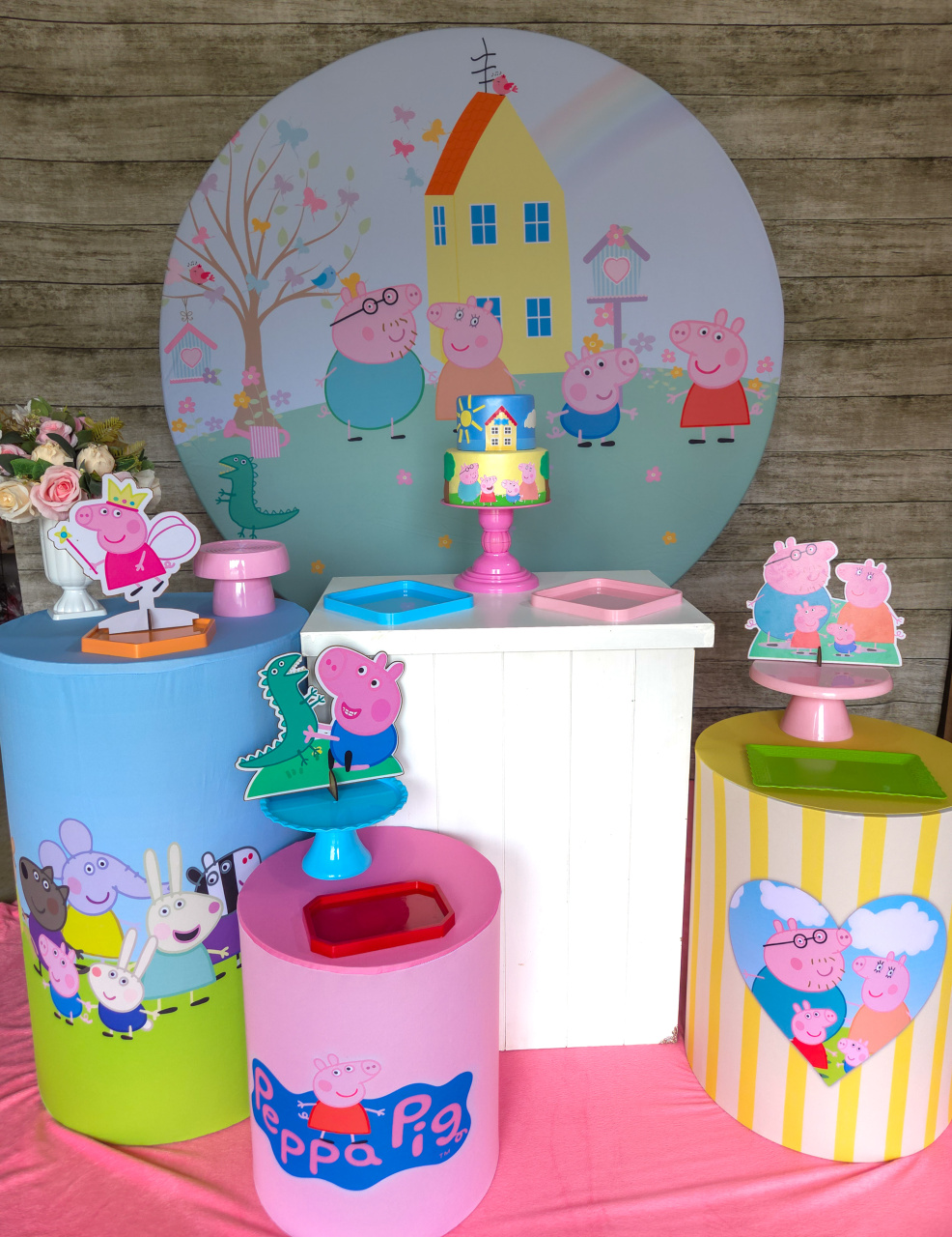 Peppa Pig - Kit Prata - Anelan Artes e Decorações