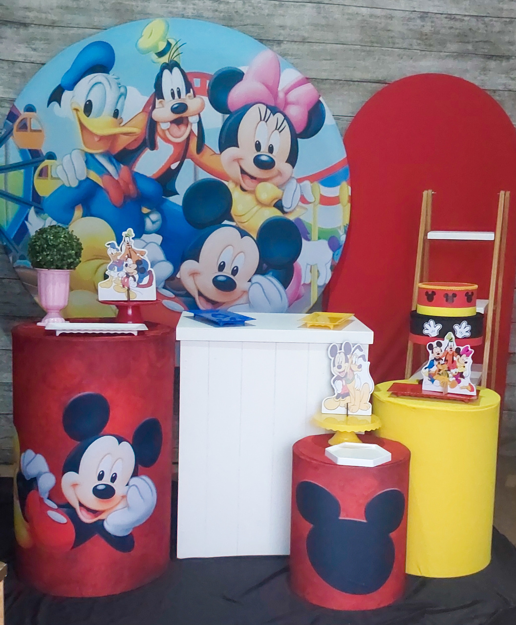 Turma Do Mickey - Kit Ouro - Anelan Artes e Decorações