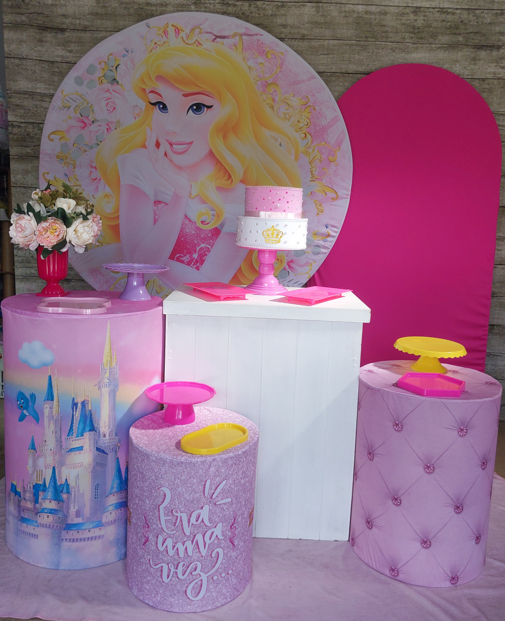 Bela Adormecida (Aurora) - Kit Ouro - Anelan Artes e Decorações