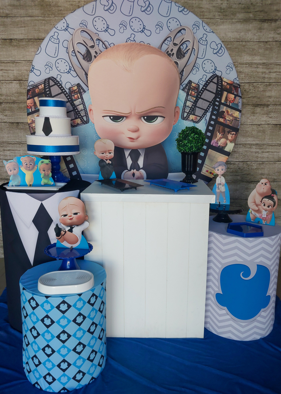 Poderoso Chefinho - Kit Prata - Anelan Artes e Decorações