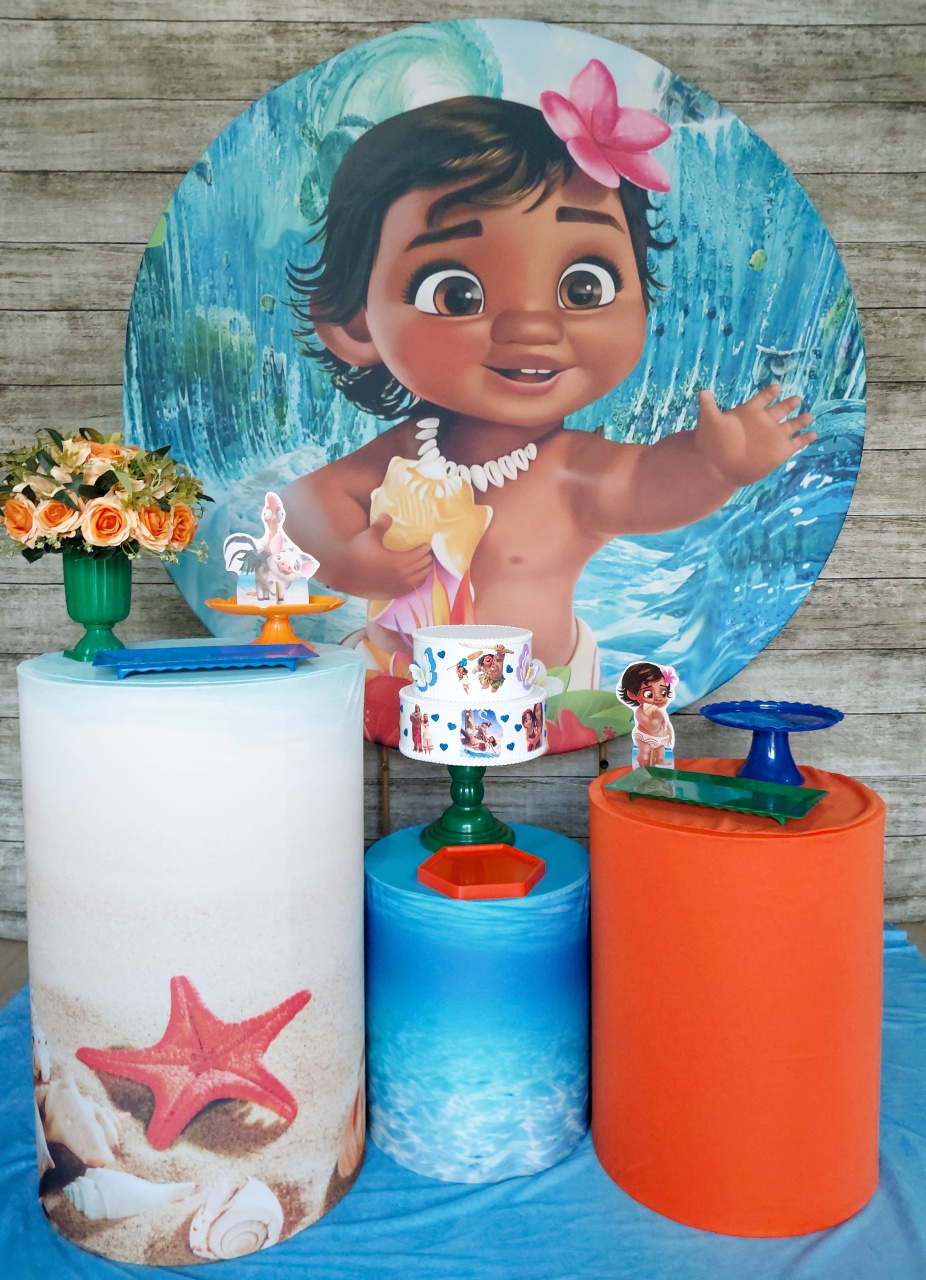 Moana Baby - Kit Promocional - Anelan Artes e Decorações