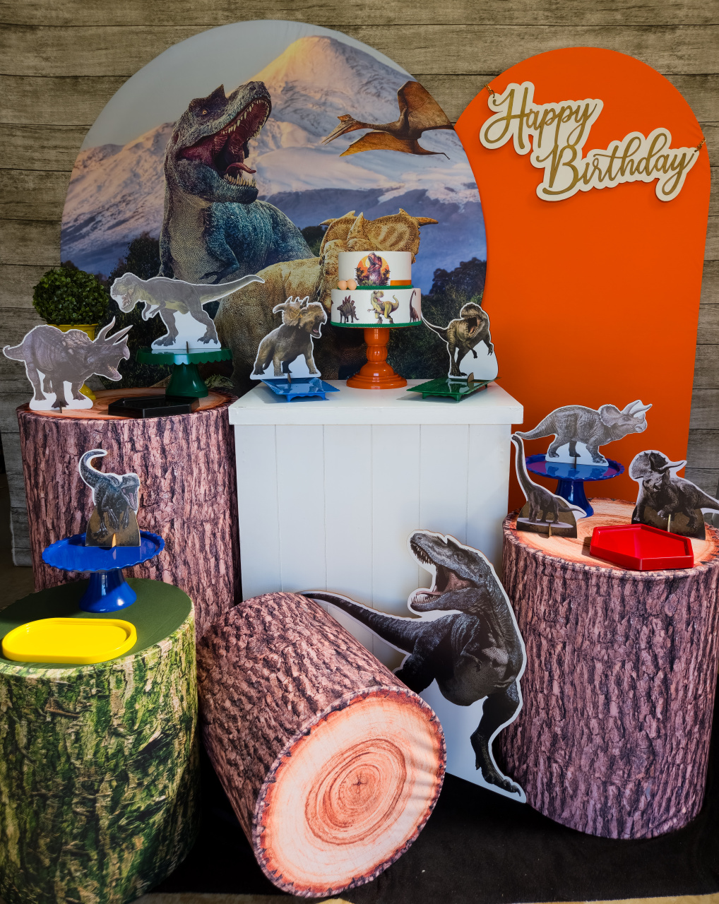Dinossauro - Kit Ouro - Anelan Artes e Decorações