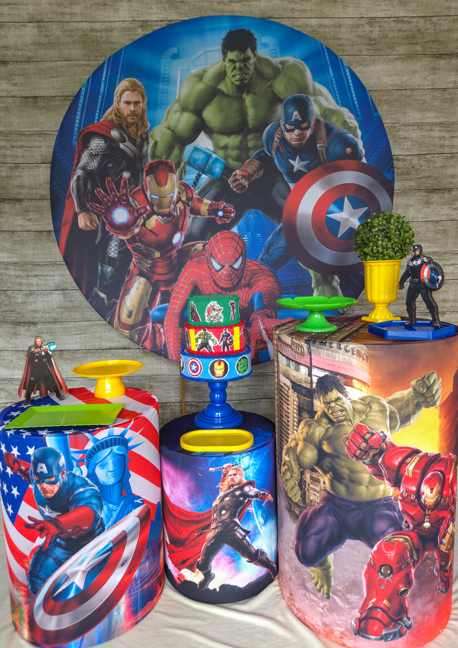 Vingadores - Kit Promocional - Anelan Artes e Decorações