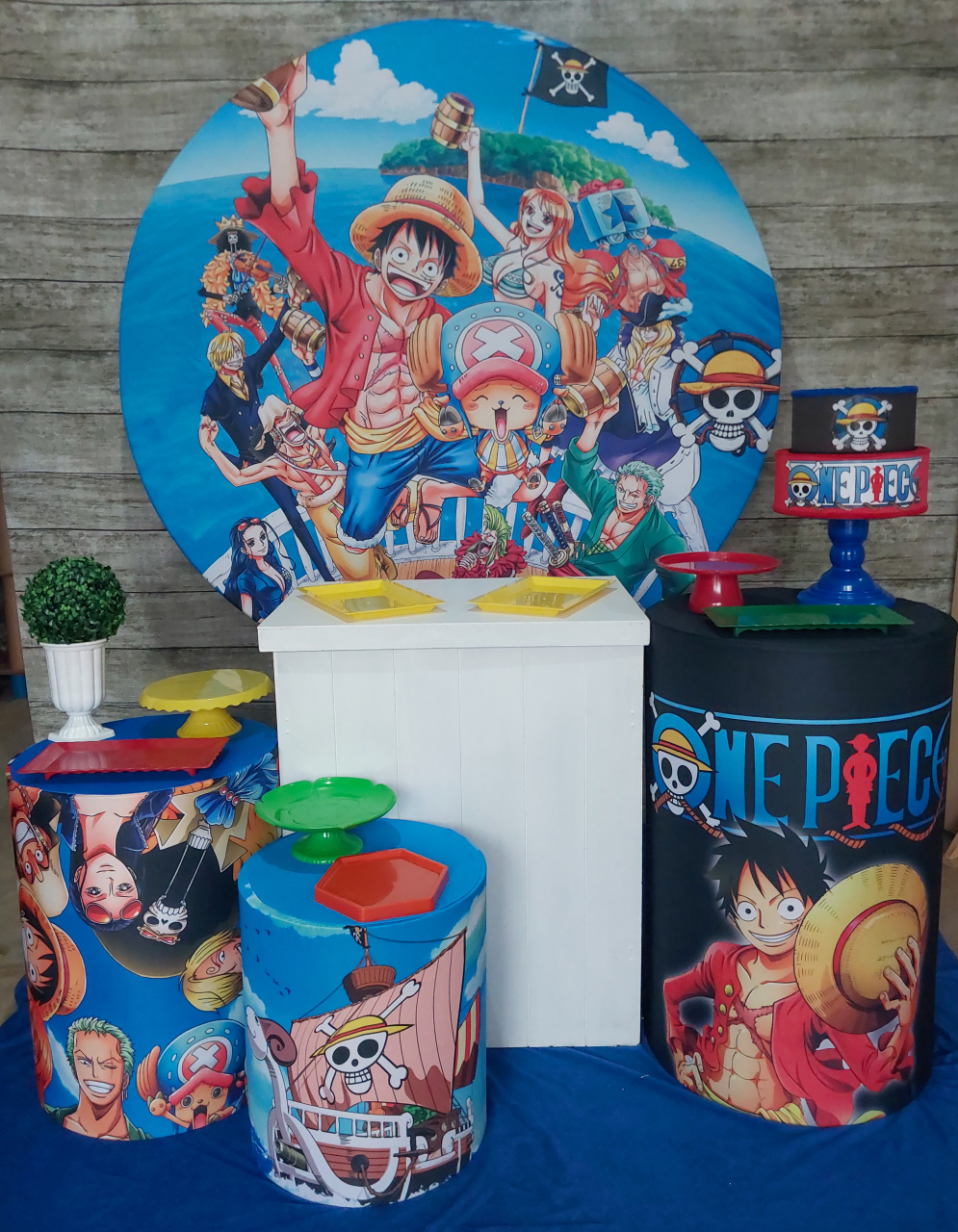 One Piece - Kit Prata - Anelan Artes e Decorações