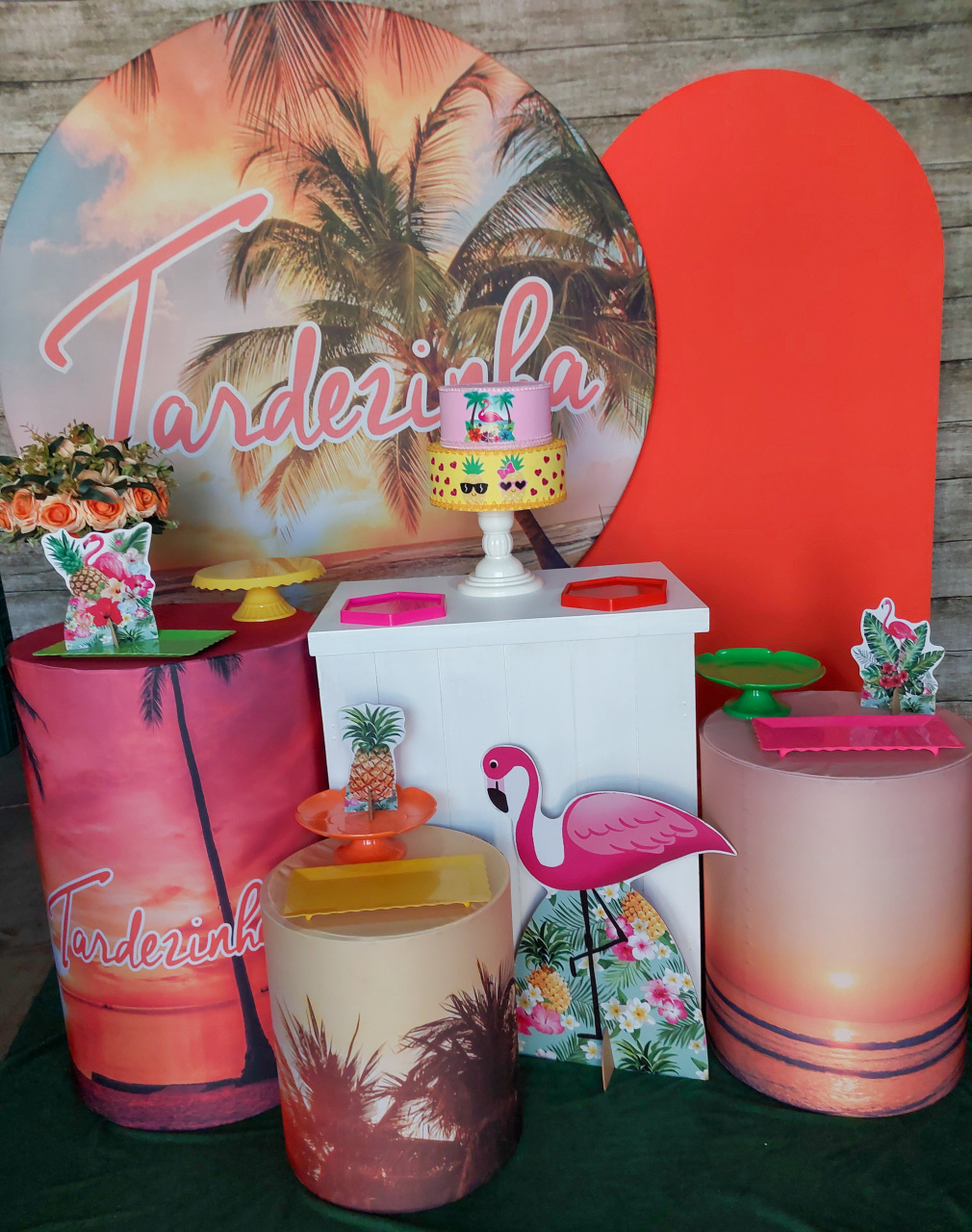 Tardezinha Laranja - Kit Ouro - Anelan Artes e Decorações