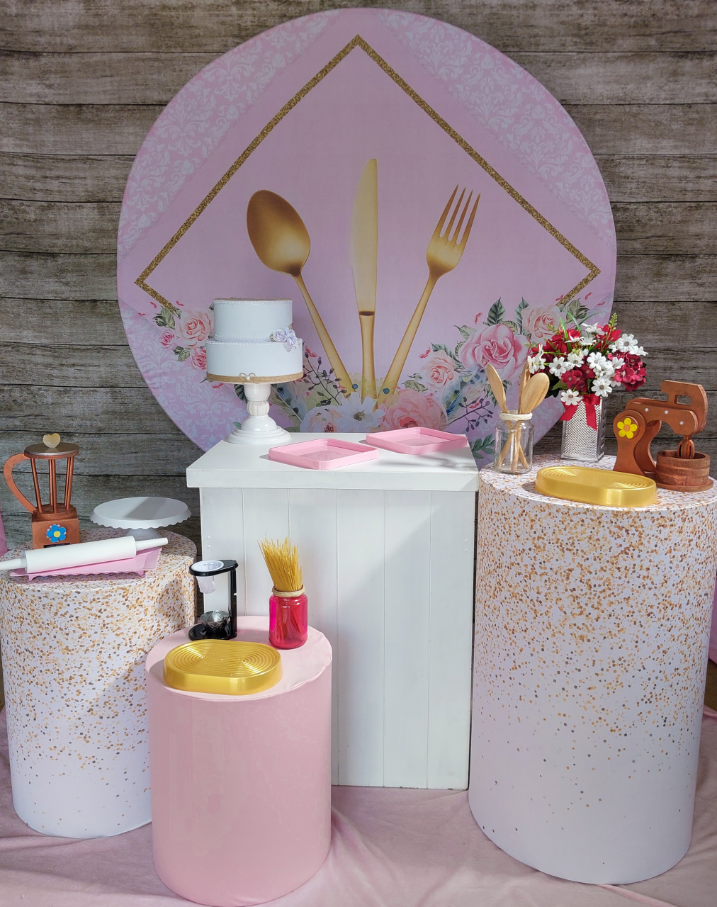 Chá de Cozinha - Kit Prata 2 - Anelan Artes e Decorações