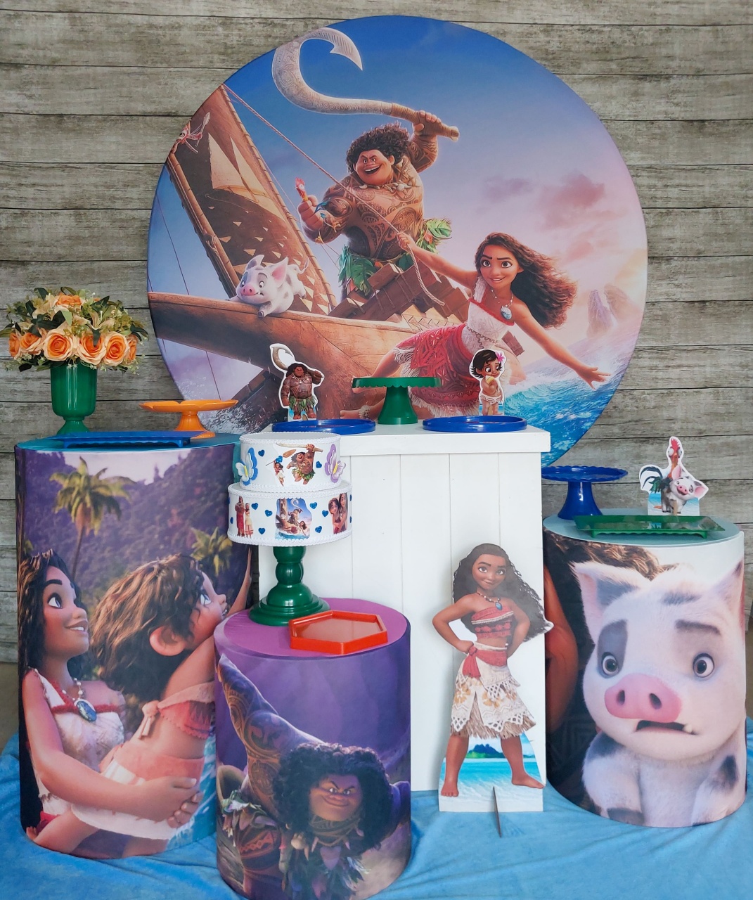 Moana 2 - Kit Prata - Anelan Artes e Decorações
