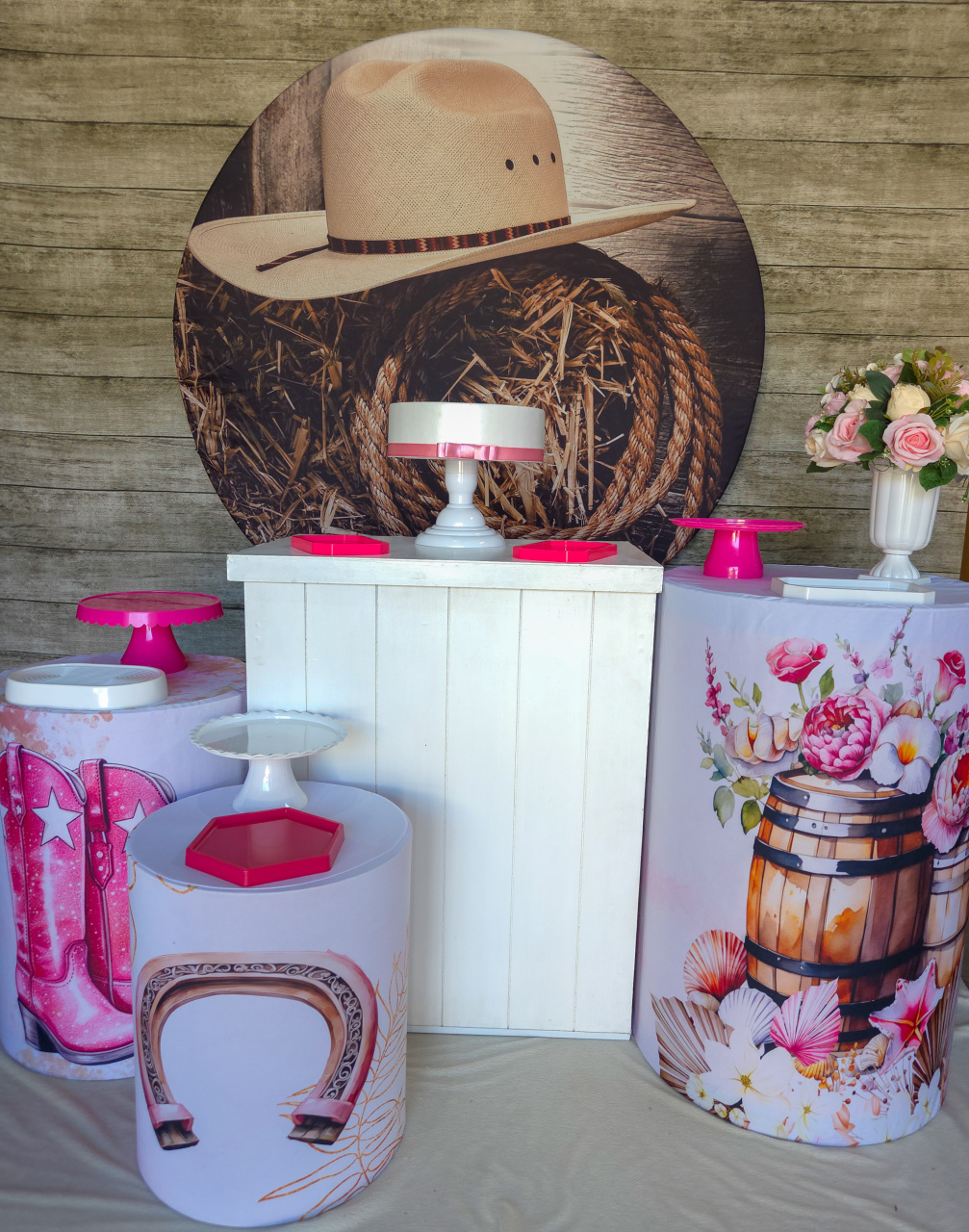 Chapéu Country - Kit Prata - Anelan Artes e Decorações