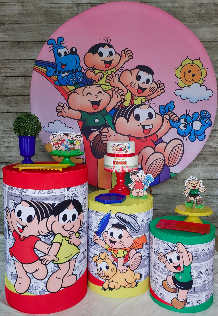 Turma da Mônica - Kit Promocional - Anelan Artes e Decorações