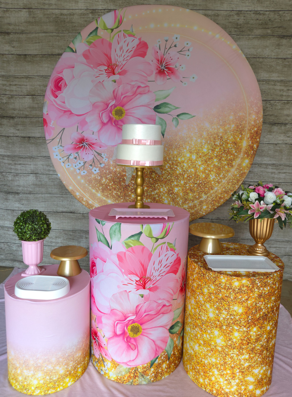 Floral Rosa - Kit Promocional - Anelan Artes e Decorações