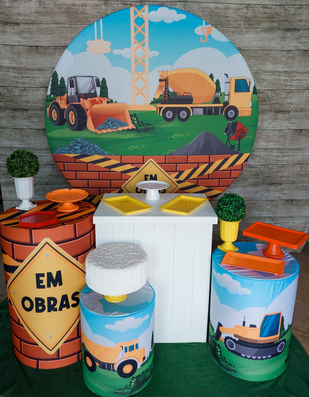 Construção - Kit Prata - Anelan Artes e Decorações
