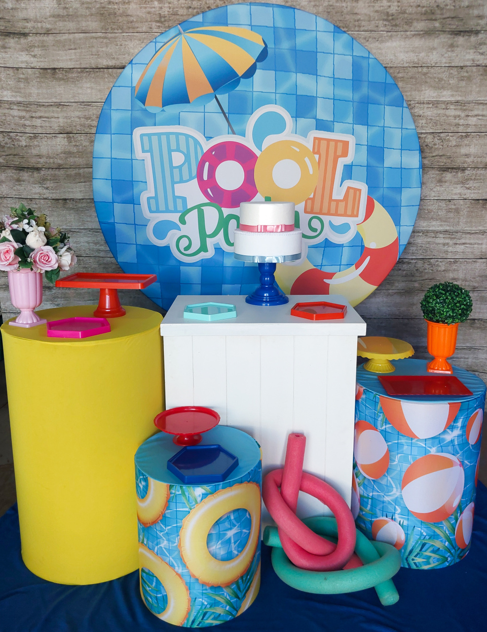 Pool Party - Kit Prata - Anelan Artes e Decorações