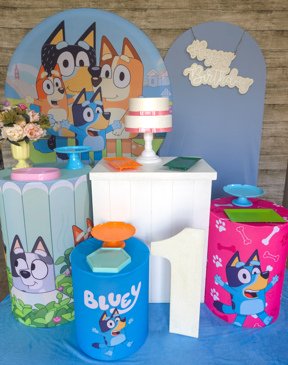 Bluey - Kit Ouro - Anelan Artes e Decorações