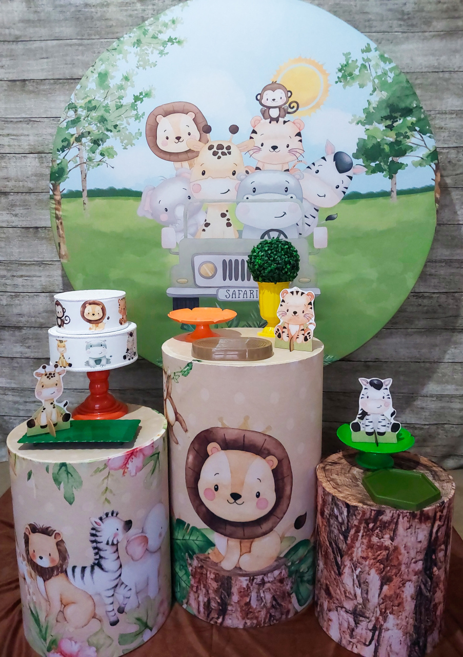 Safari - Kit Promocional - Anelan Artes e Decorações
