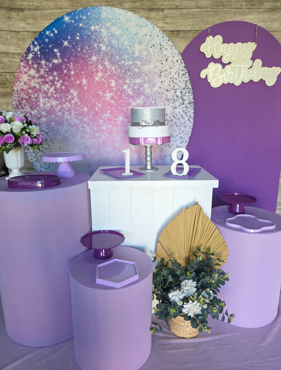 Galáxia Lilás - Kit Ouro - Anelan Artes e Decorações