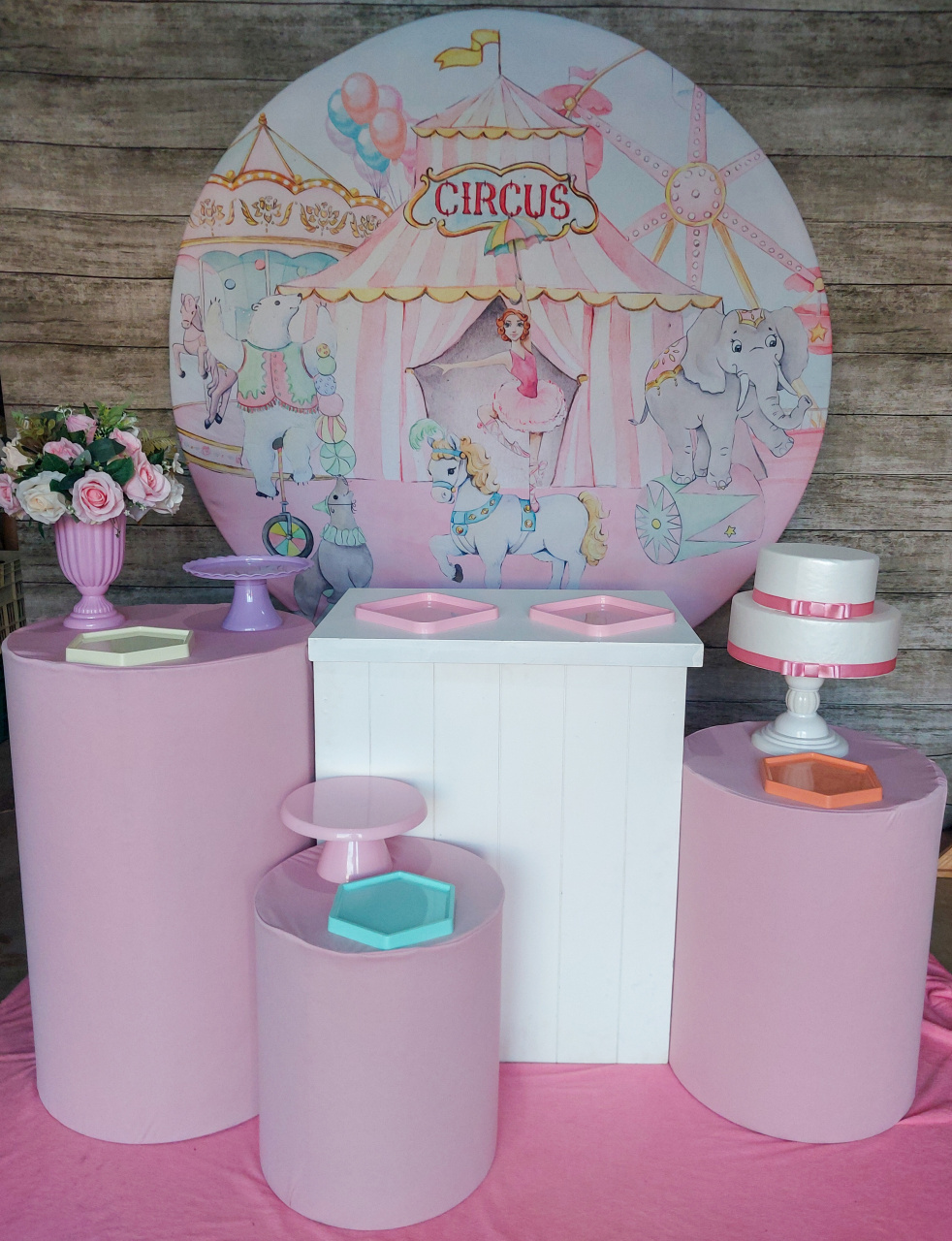Circo - Kit Prata - Anelan Artes e Decorações