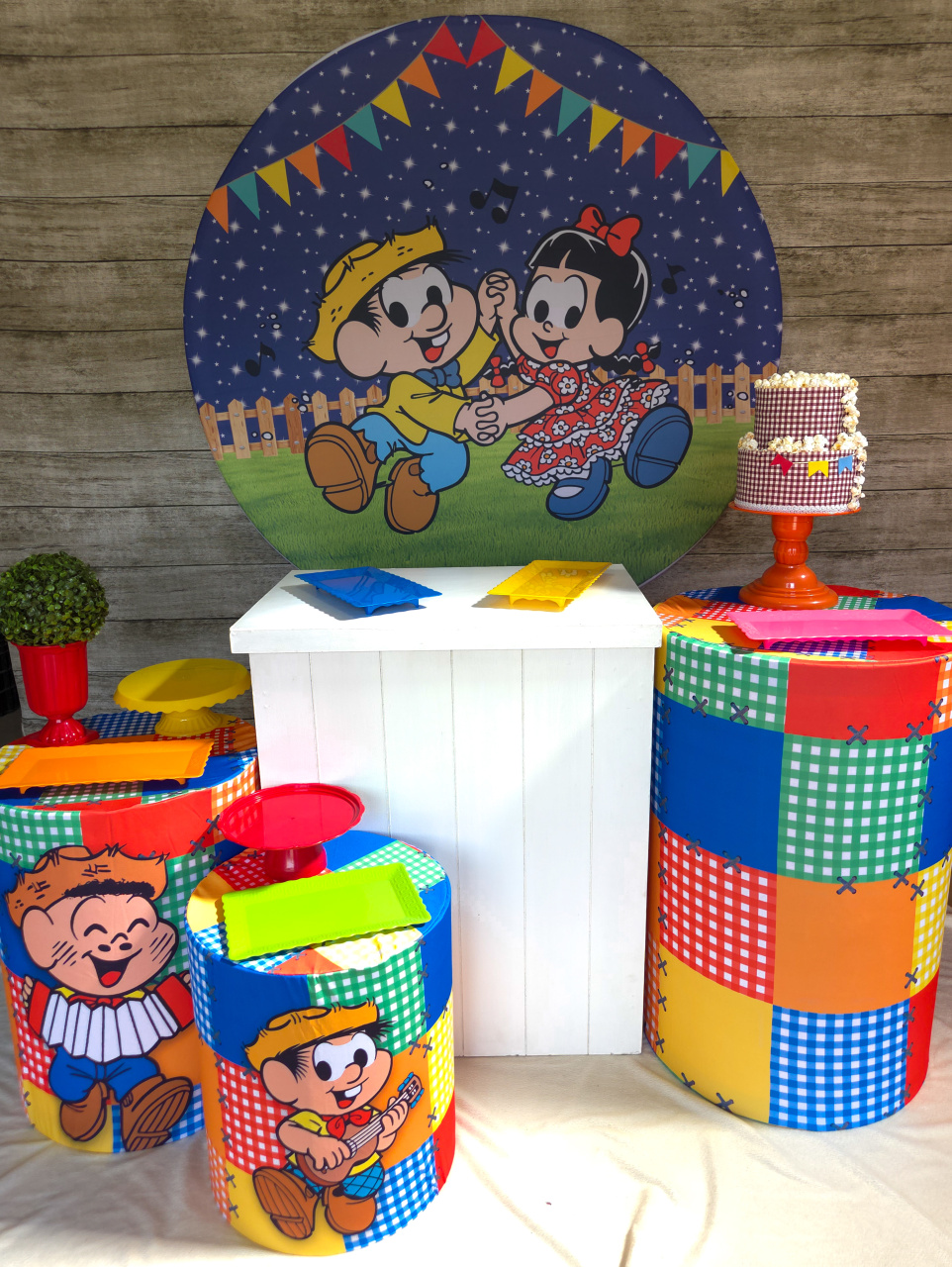 Festa Junina Do Chico Bento - Kit Prata - Anelan Artes e Decorações