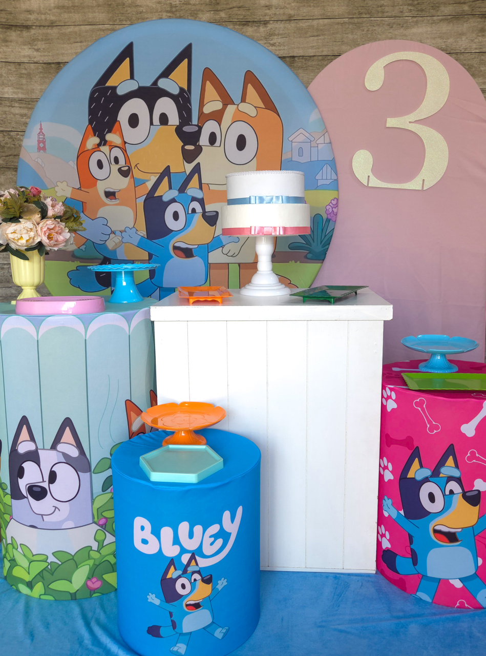 Bluey -Kit Ouro - Anelan Artes e Decorações