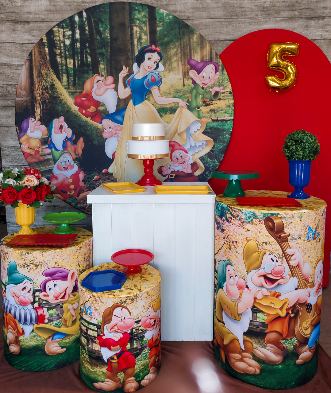 Branca de Neve - Kit Ouro - Anelan Artes e Decorações