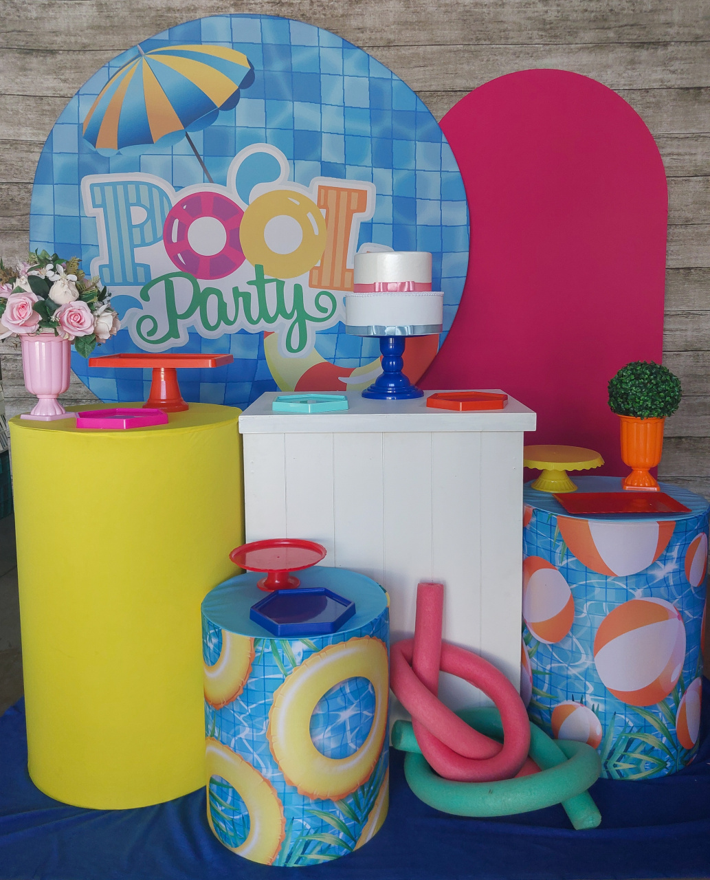 Pool Party Fem - Kit Ouro - Anelan Artes e Decorações