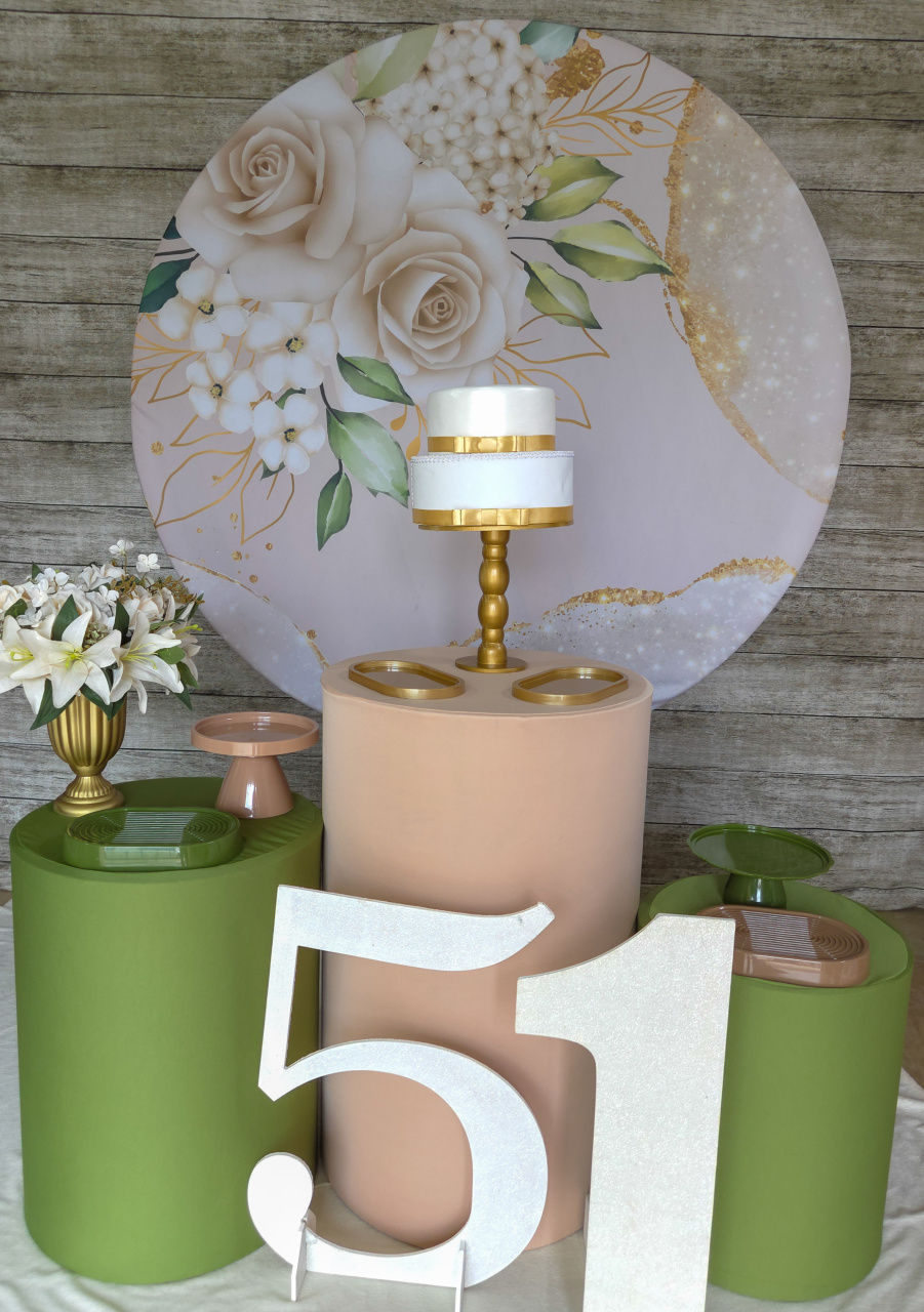 Floral Flores Brancas - Kit Promocional - Anelan Artes e Decorações