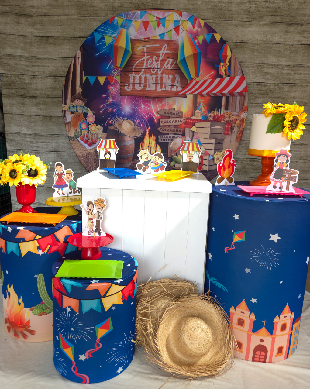 Festa Junina - Kit Prata - Anelan Artes e Decorações