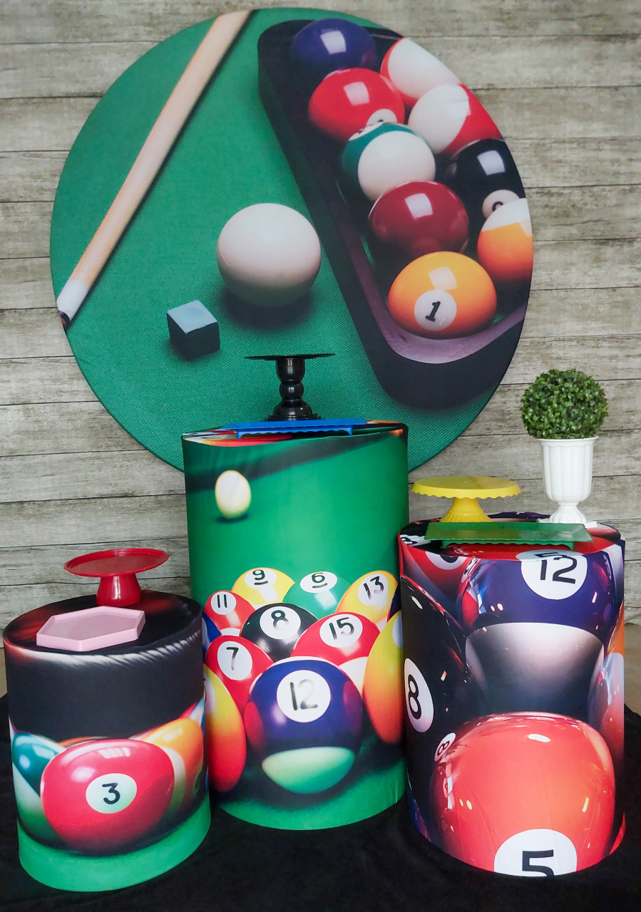 Sinuca - Kit Promocional - Anelan Artes e Decorações