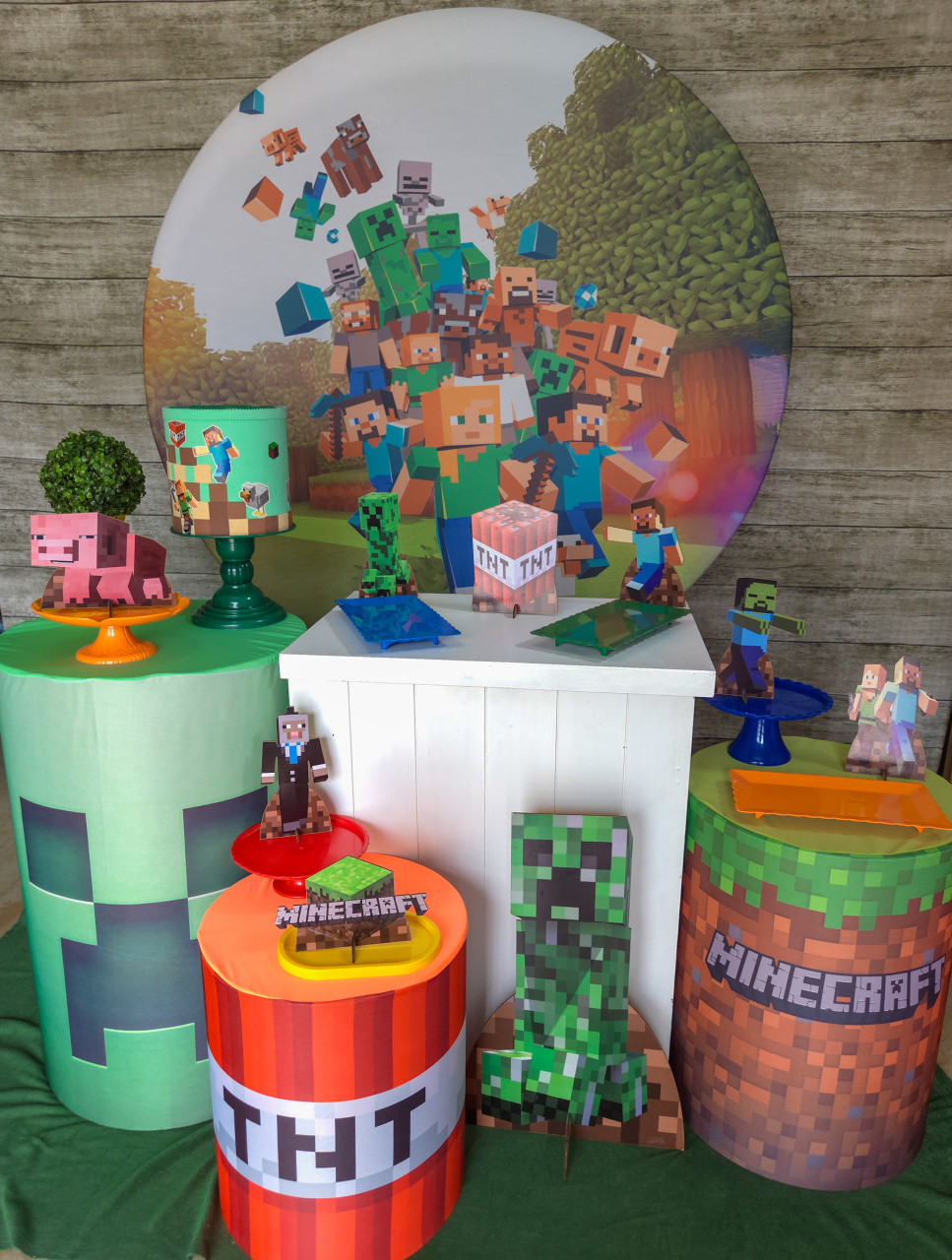 Minecraft - Kit Prata - Anelan Artes e Decorações