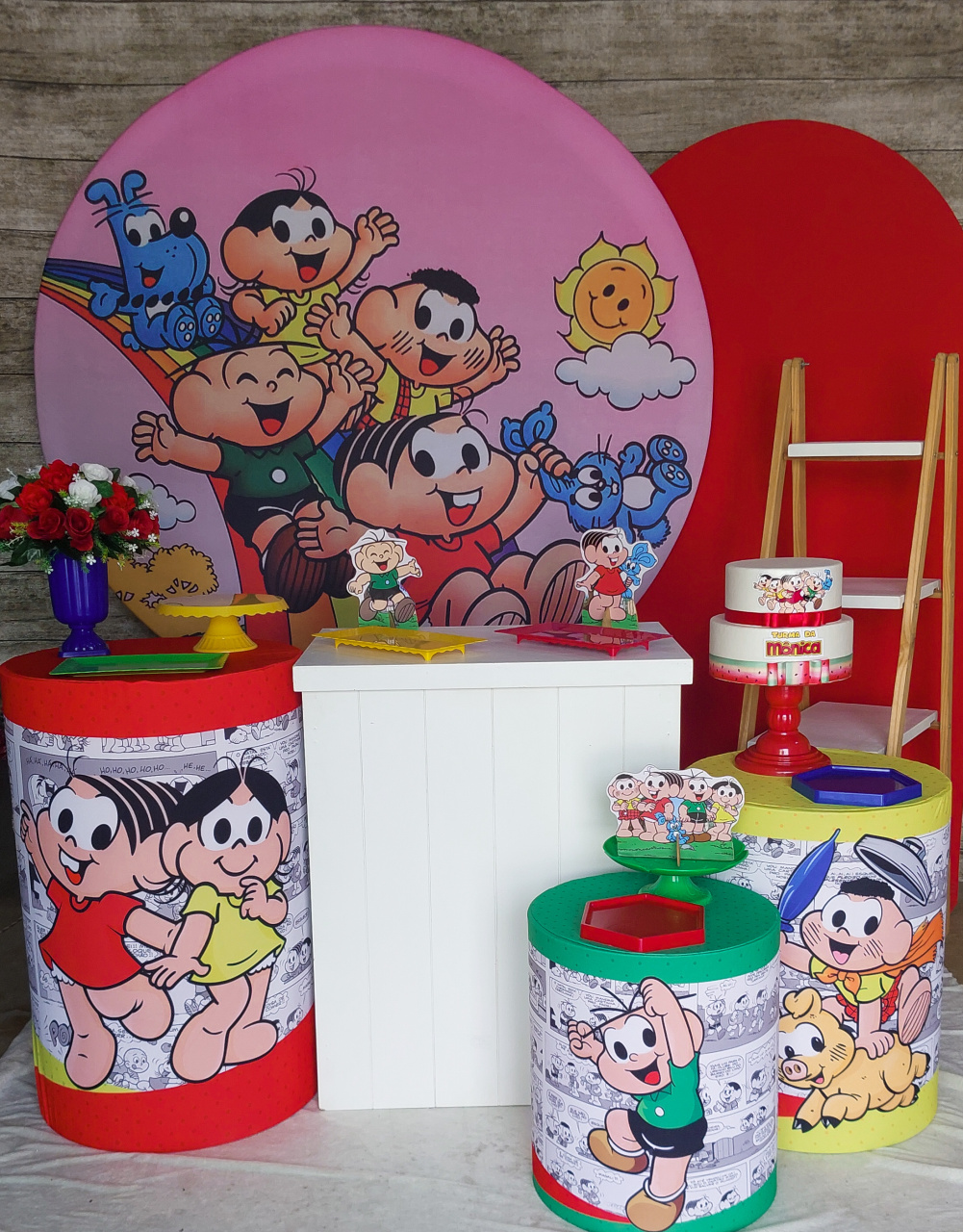 Turma da Mônica - Kit Ouro - Anelan Artes e Decorações
