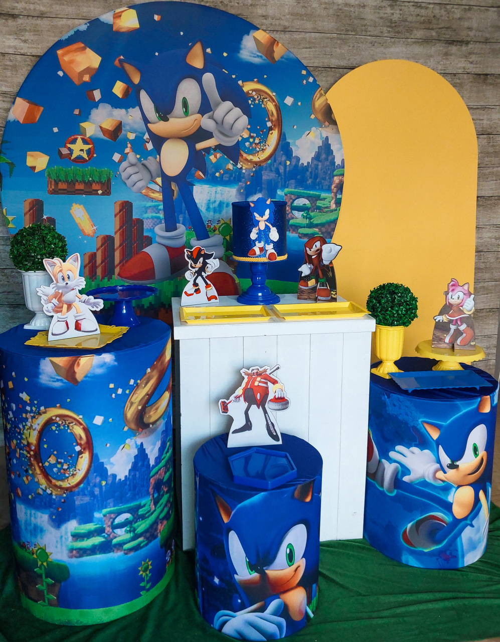 Sonic - Kit Ouro - Anelan Artes e Decorações