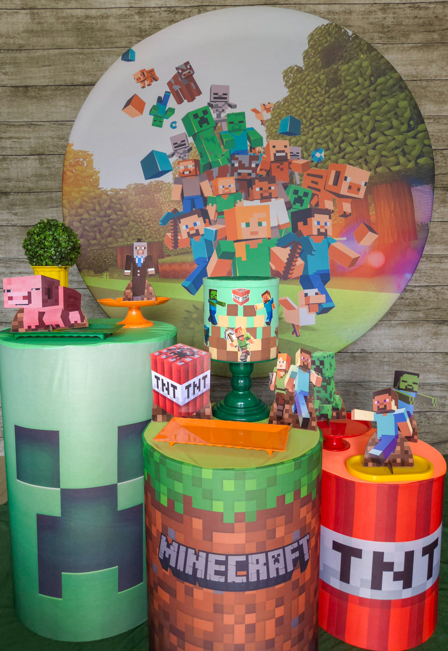Minecraft 2 - Kit Promocional - Anelan Artes e Decorações