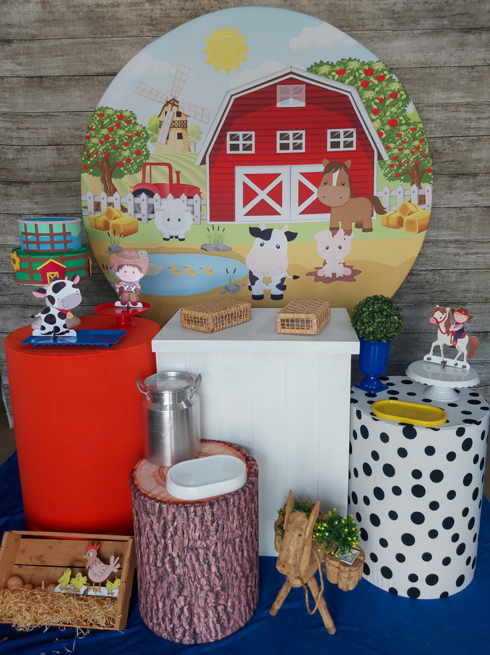 Fazendinha 2- Kit Prata - Anelan Artes e Decorações