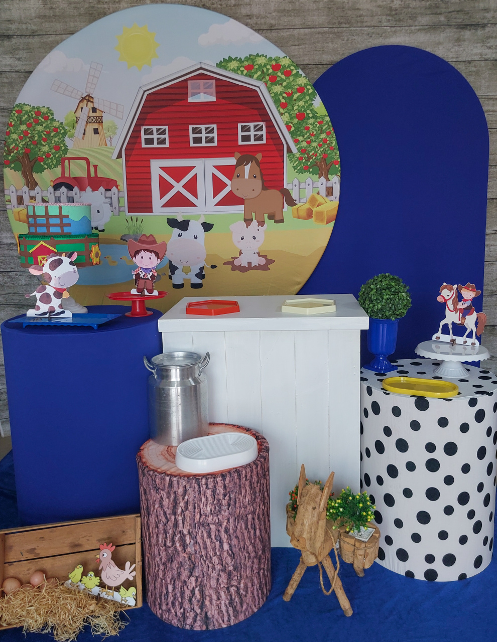 Fazendinha 1 - Kit Ouro - Anelan Artes e Decorações