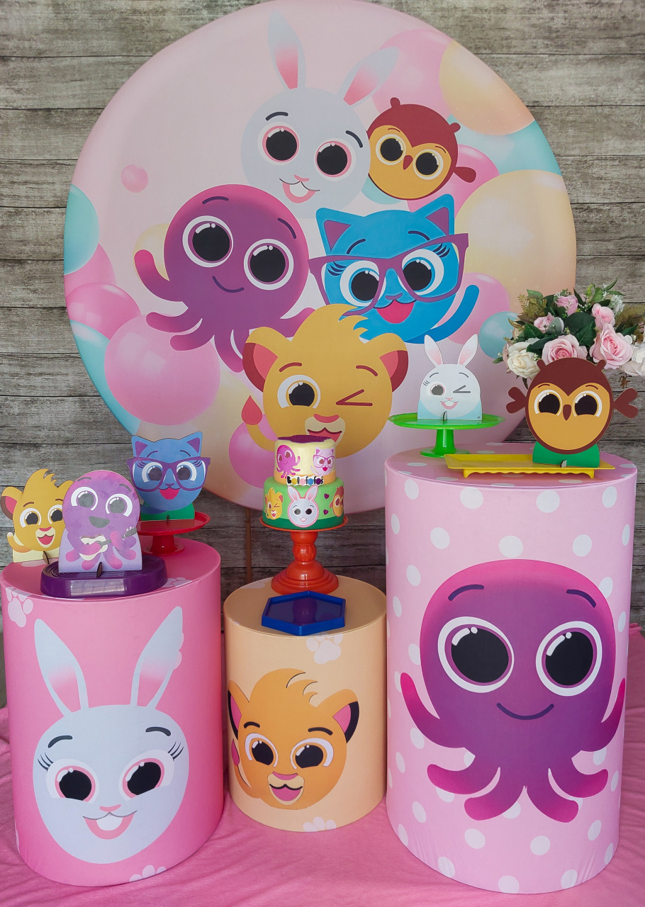 Bolofofos Rosa - Kit Promocional - Anelan Artes e Decorações