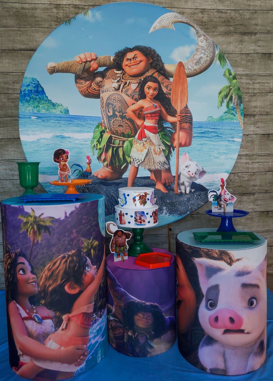 Moana 1 - Kit Promocional - Anelan Artes e Decorações