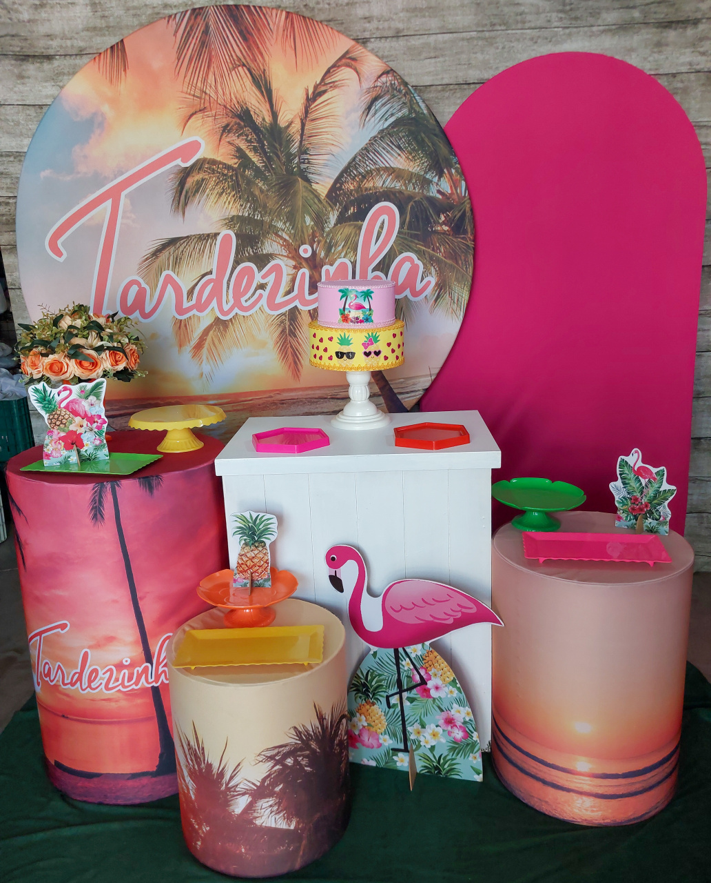 Tardezinha Rosa - Kit Ouro - Anelan Artes e Decorações