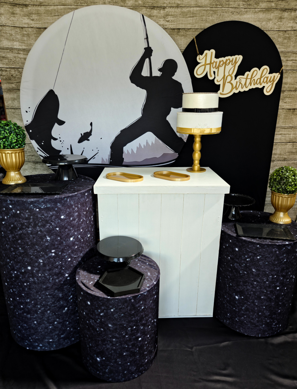 Pescaria - Kit Ouro - Anelan Artes e Decorações