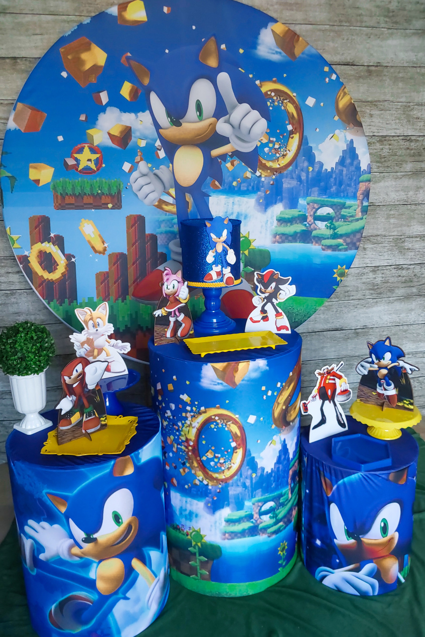 Sonic - Kit Promocional - Anelan Artes e Decorações