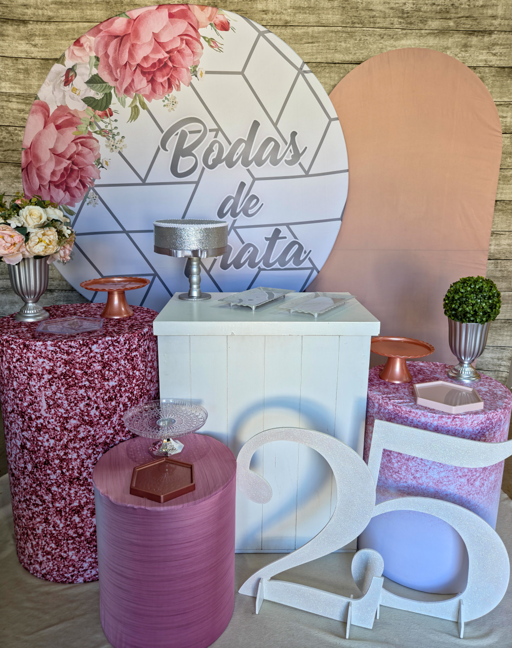 Bodas de Prata -Kit Ouro - Anelan Artes e Decorações