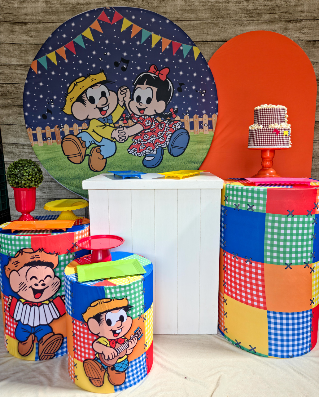 Festa Junina Do Chico Bento - Kit Ouro - Anelan Artes e Decorações