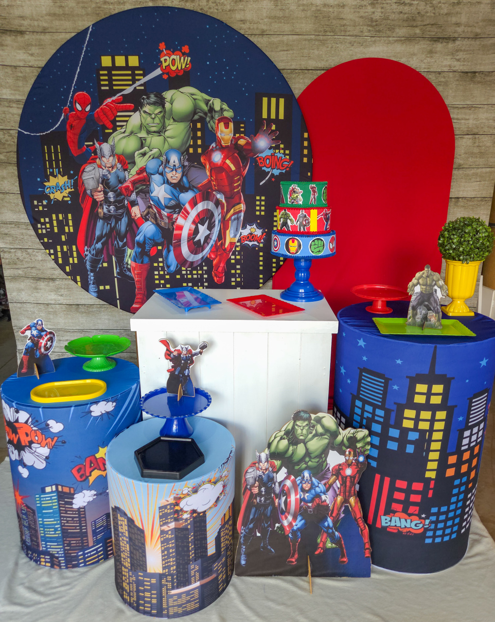 Vingadores Hq - Kit Ouro - Anelan Artes e Decorações