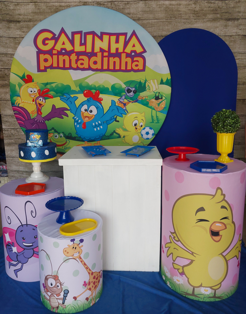 Galinha Pintadinha - Kit Ouro - Anelan Artes e Decorações