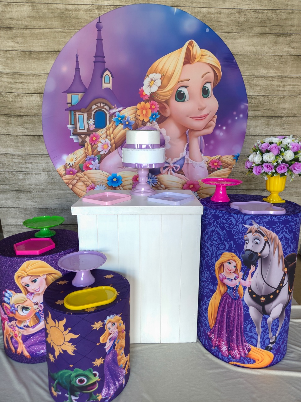 Rapunzel - Kit Prata - Anelan Artes e Decorações
