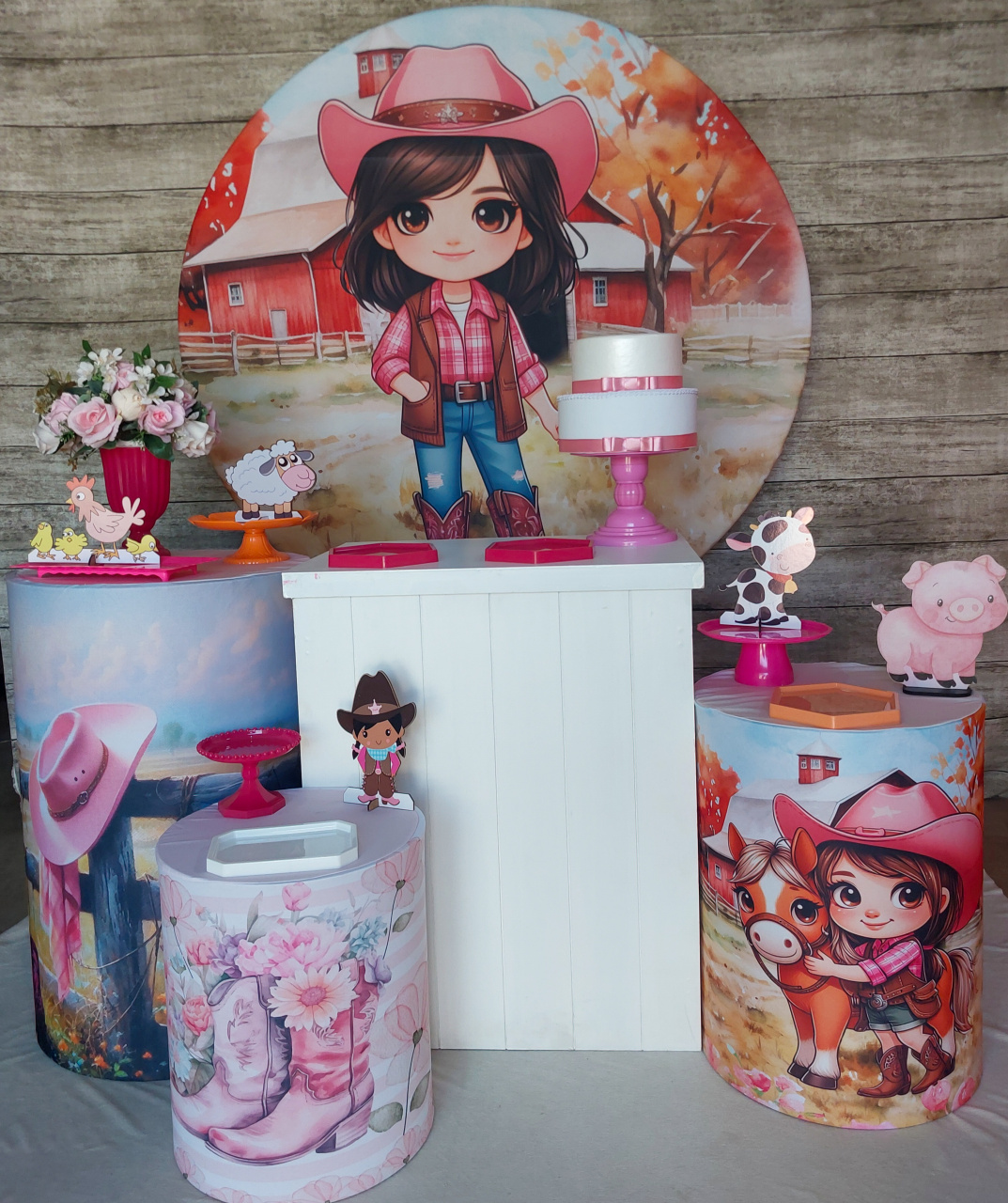 Boiadeirinha - Kit Prata - Anelan Artes e Decorações