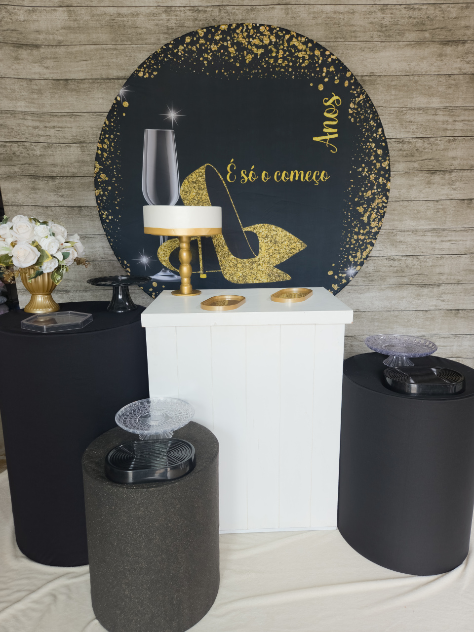 É Só O Começo - Kit Prata - Anelan Artes e Decorações